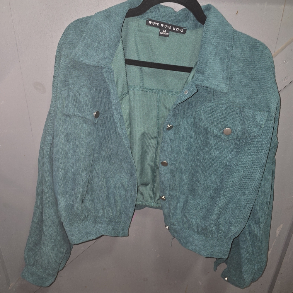 HYFVE Teal Jean Jacket